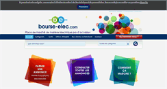 Desktop Screenshot of bourse-elec.com